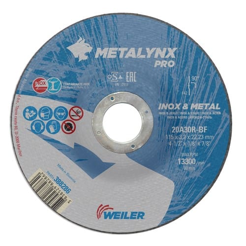 388286_medium Metalynx Pro 4 1/2"x3.2mm Flat Cutting Disc - Image 1