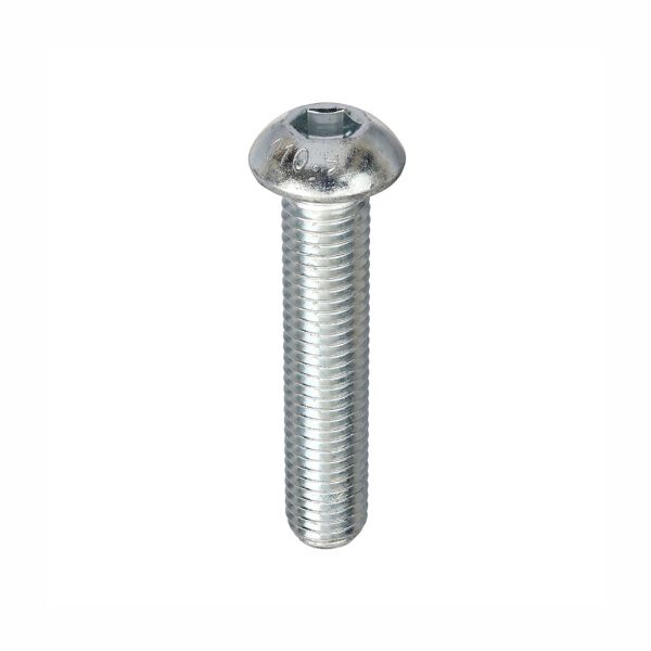 Grade_10.9_Socket_Button_ISO_7380_BZP_65 M10x70 Socket Button Screw BZP ISO7380 - Image 1