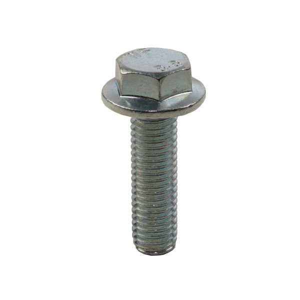 Plain_Flangebolt_DIN_6921_Fully_Threaded_BZP_19 M16 x 30 HT 10.9 Hex Flange Bolt Zinc/Flake - Image 1
