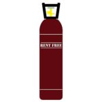 Buse Acetylene 200B Cylinder 10L (Rent Free)