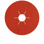 Karbosan 4" x 120g Ceramic Fibre Discs