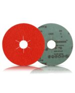 Karbosan 4" x 36G Ceramic Fibre Discs - Image 2