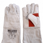 14" Grey Gauntlets Reinforced Palm Kevlar Stitched