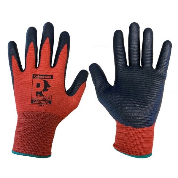 CARDINAL-PAIR Nitrile Foam Cardinal Pred Gloves - Size 10 - Image 1