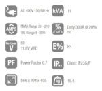 Jasic Tig 300 Pulse 400v DC Welder With Trolley and Water Cooler - Image 4