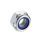 M2.5 Nylon Insert Nut BZP