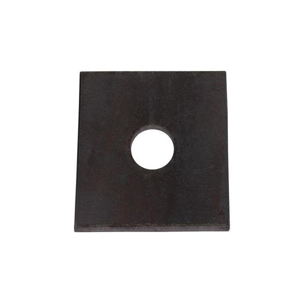 Square_Plate_Round_Hole_Washer_Self-Colour M24 x 100 x 100 x 10 Square Plate Washer - Image 1