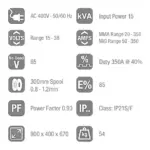 Jasic Mig 350C Compact Inverter Welder 400V - Image 3