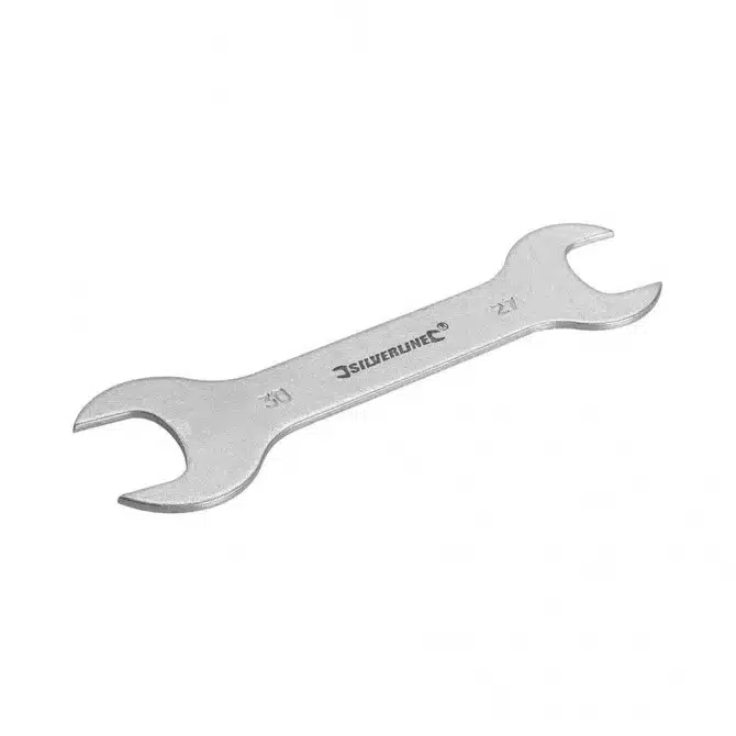 silverline-753123-double-ended-gas-bottle-spanner-27-30mm-each-1-5024763158742 Silverline Double-Ended 27mm & 30mm Propane Gas Bottle Spanner - Image 1