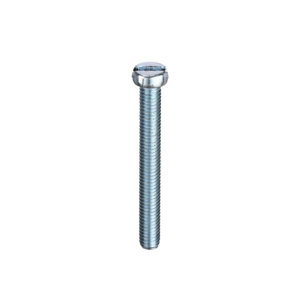 Slotted_Cheese_Head_Machine_Screw_BZP M2.5x10 Stl Slot Cheese Head Head Machine Screw BZP - Image 1