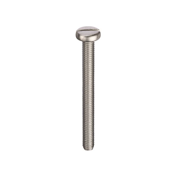 St_Steel_Slotted_Pan_Head_Machine_Screw_DIN_85 M2x5 St/St Slot Pan Head Machine Screw A2 - Image 1