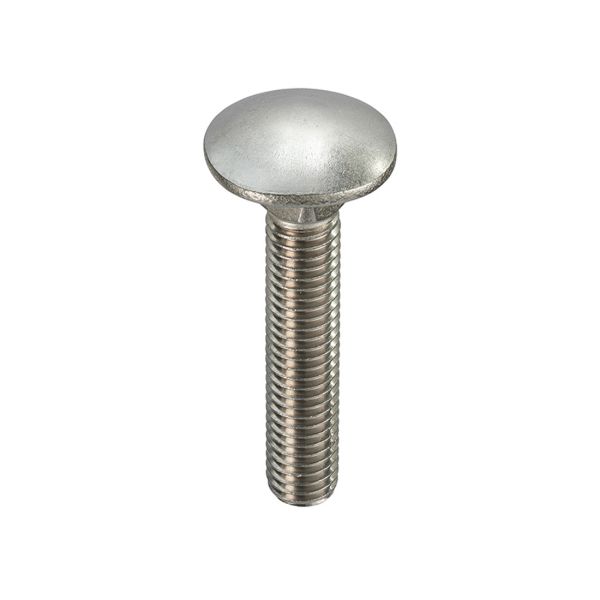 Stainless_Steel_Cup_Square_Bolt_DIN_603_9 M5x16 St/St Cup Sq Hex Coach Bolt A2 - Image 1