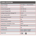 Cros-Arc 323C 3 Phase MIG Welder - Image 3